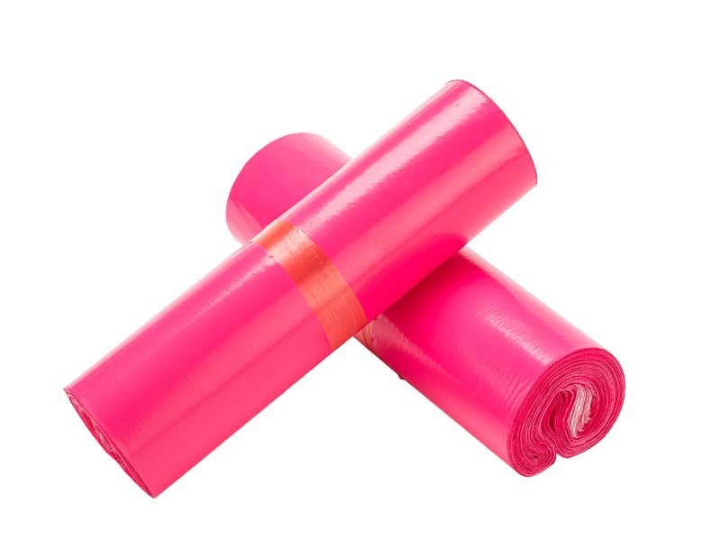 吴堡玫红色快递袋-02